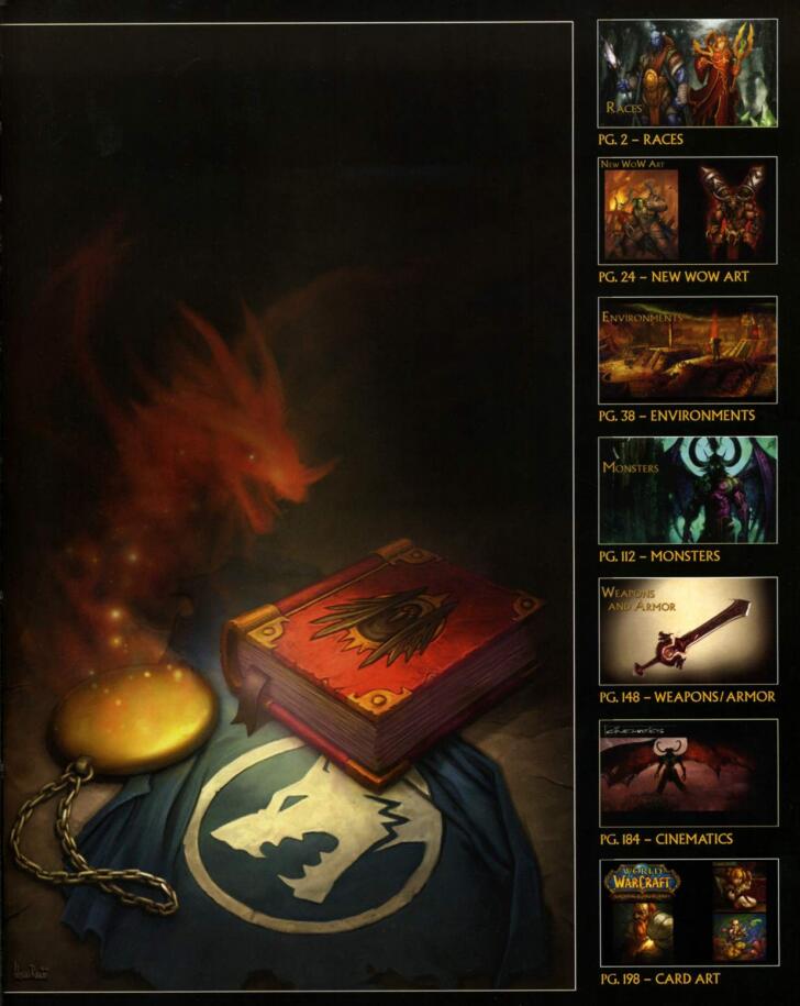 The Art Of World Of Warcraft：Burning Crusade（魔兽世界：燃烧的远征）艺术设定 目录