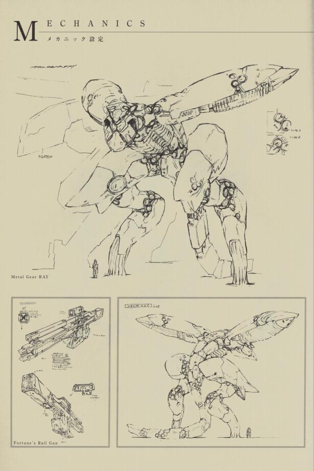 Metal Gear Solid 2 Artbook《合金装备2》设定集