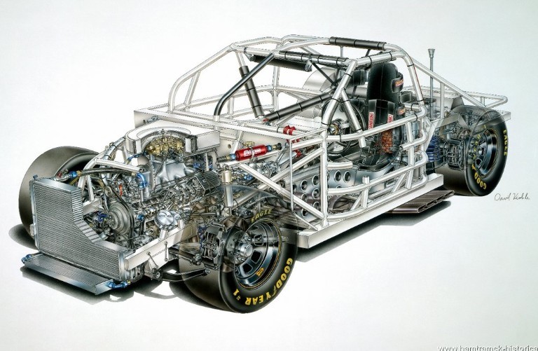 机动车的五脏六腑 赛车汽车机械内部设计参考