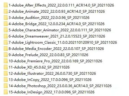 Adobe CC 2022 合集