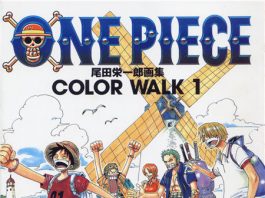《海贼王原画集》(one piece artbook color walk 1)封面