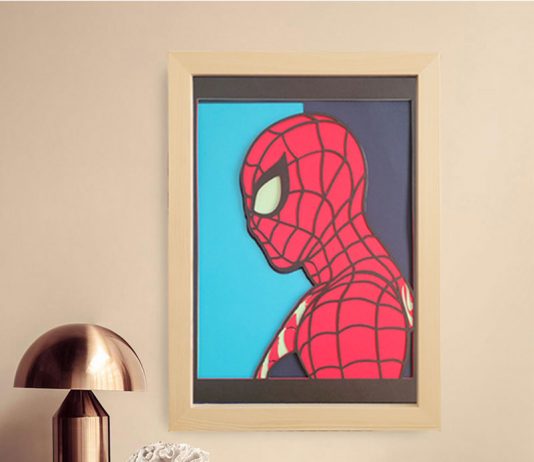 蜘蛛侠 剪纸